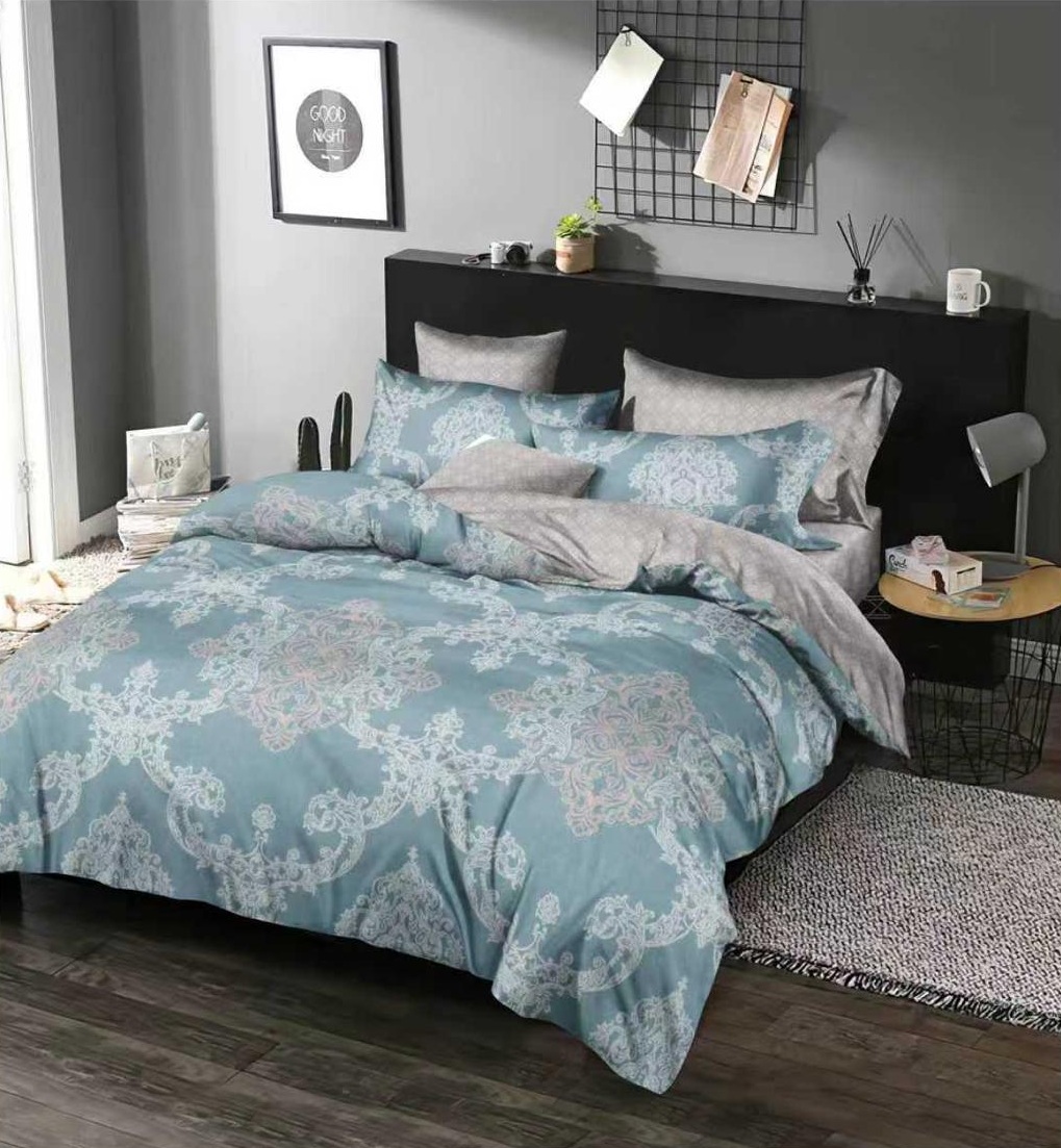 Lenjerie pat fara elastic 6 piese Cloud SF191