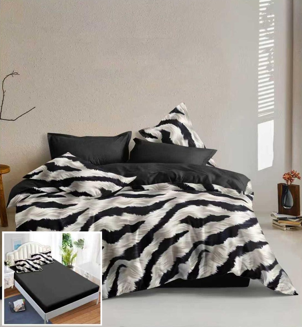 Lenjerie pat cu elastic 6 piese Zeus SX184