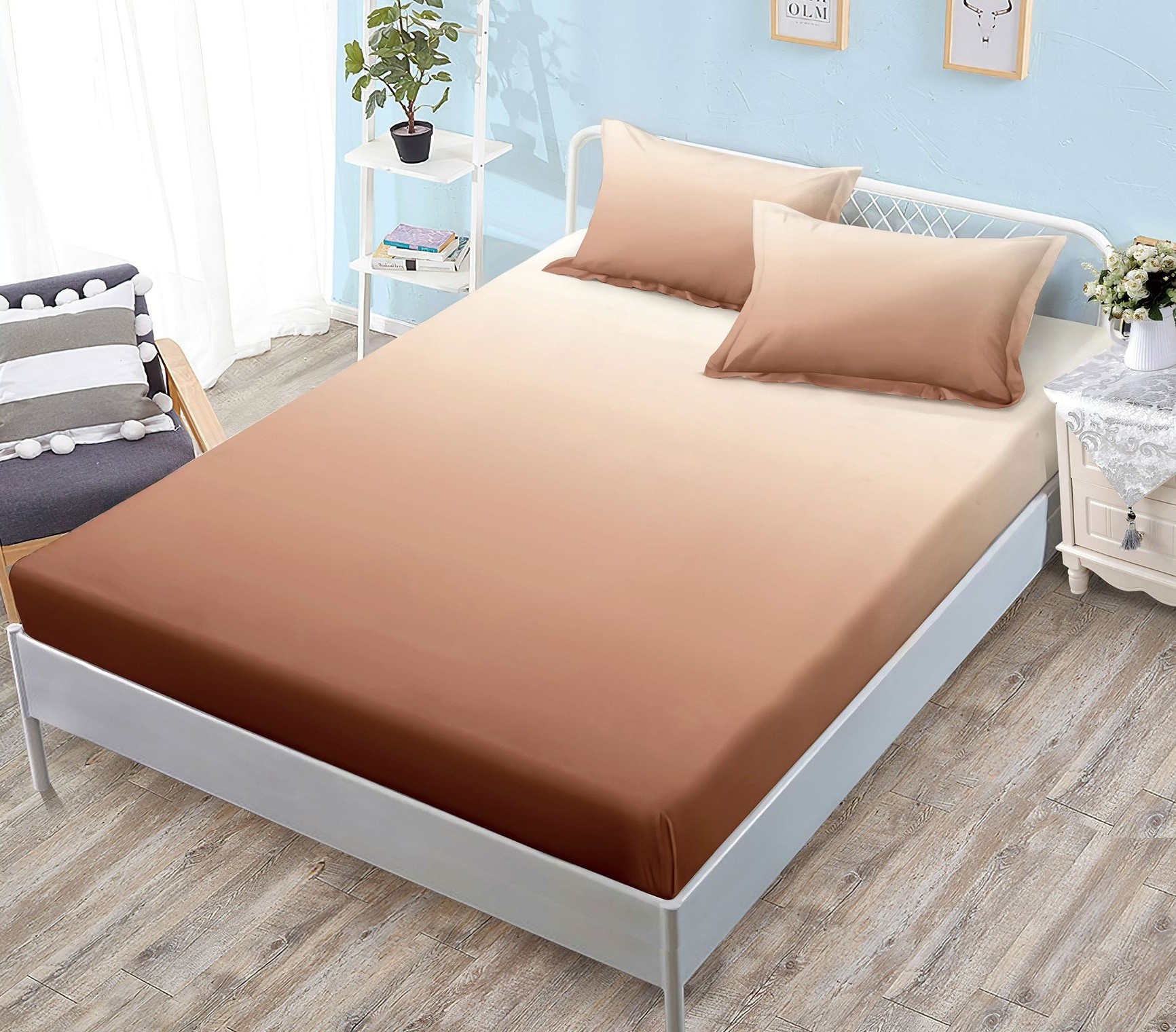 Husa de pat cu elastic 3 piese Depp HP017