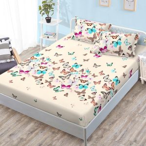 Husa de pat cu elastic 3 piese Magnus HP048