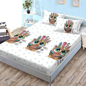 Husa de pat cu elastic 3 piese Nolan HP055