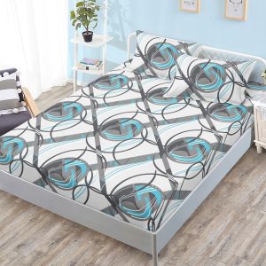 Husa de pat cu elastic 3 piese Ledger HP063