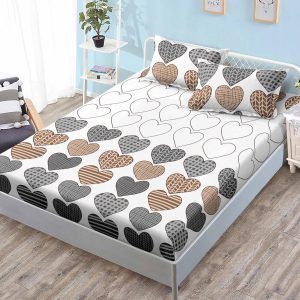 Husa de pat cu elastic 3 piese Forgotten HP071