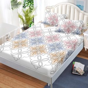 Husa de pat cu elastic 3 piese Zora HP089