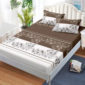 Husa de pat cu elastic 3 piese Mux HP090