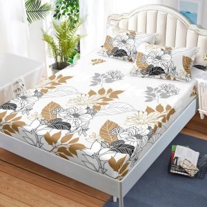 Husa de pat cu elastic 3 piese Zyber HP092