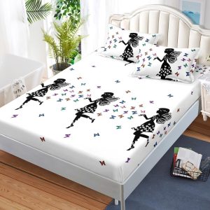 Husa de pat cu elastic 3 piese Tix HP098