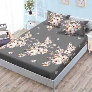 Husa de pat cu elastic 3 piese Zun HP099