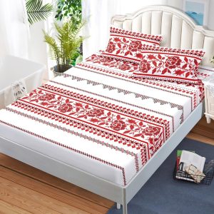 Husa de pat cu elastic 3 piese Velos HP118