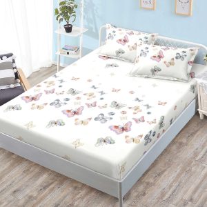 Husa de pat cu elastic 3 piese Viron HP127