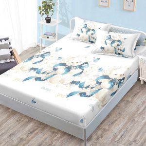 Husa de pat cu elastic 3 piese Lumo HP133