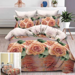 Lenjerie Pat 3D Fox Sd022, Bumbac, 4 Piese, Fara Elastic, Imprimeu