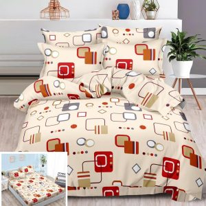 Lenjerie Pat Miere Sx109, Bumbac, 6 Piese, Cu Elastic, Crem