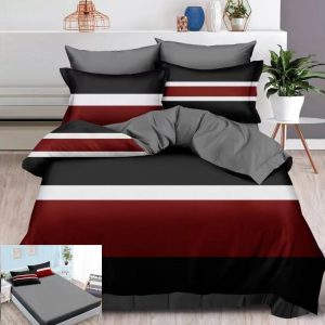 Lenjerie Pat Gracey Sx141, Bumbac, 6 Piese, Cu Elastic, Gri, Imprimeu