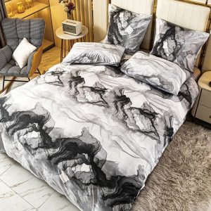 Lenjerie Pat Eagle Fx068, Bumbac, 4 Piese, Fara Elastic, Alb, Gri