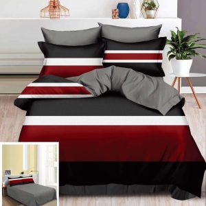 Lenjerie Pat Sasha Sf009, Bumbac, 4 Piese, Fara Elastic, Alb, Gri, Negru, Rosu