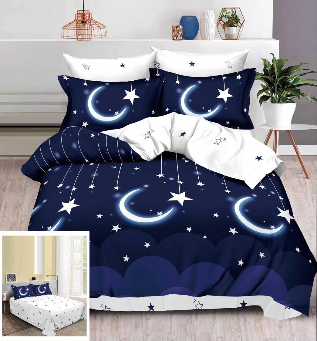 Lenjerie pat fara elastic 6 piese Georgiana SF073