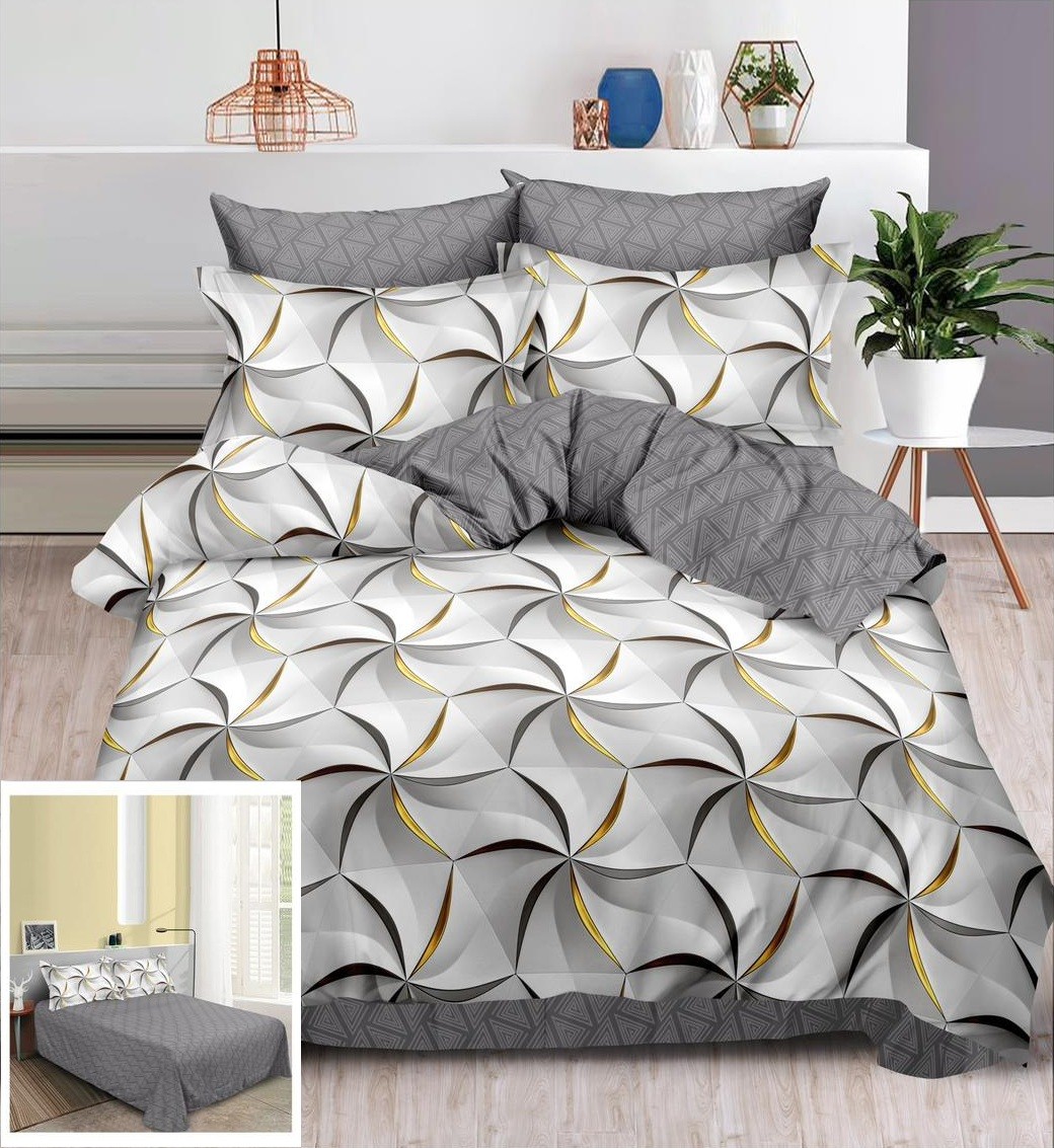 Lenjerie pat fara elastic 6 piese Niki SF077