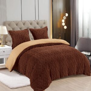 Lenjerie Pat Cocolino Lunno Co046, Microfibra Plusata, 3 Piese, , Maro